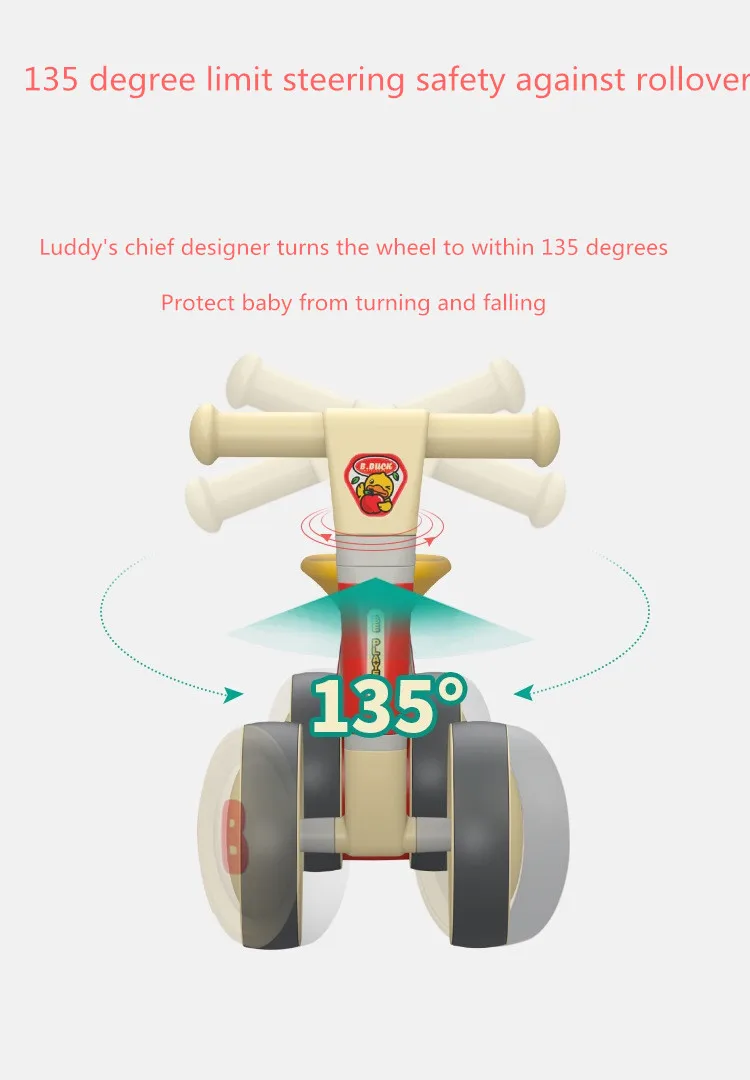 Happy children's balance car, 1-3 года, 2 детских подарка на день рождения, малыш, скольжение и скручивание автомобиля