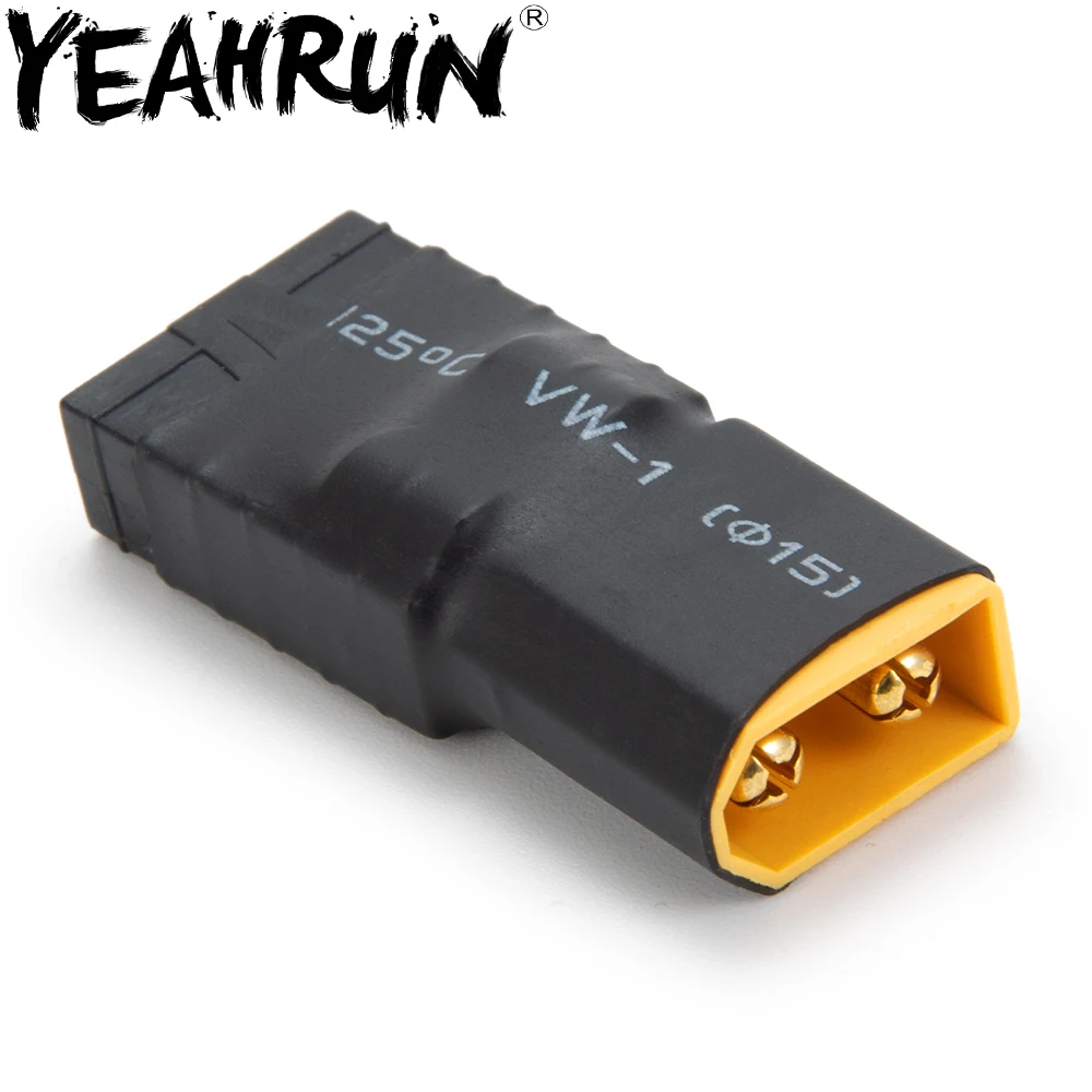 

YEAHRUN 1/2/5/10pcs TRX Female To XT60 Male Connector Adapter No Wire