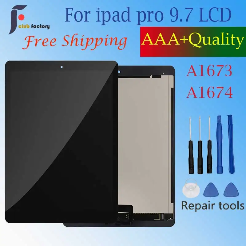 Для Apple iPad Pro 9 7 ЖК-дисплей A1673 A1674 A1675 сенсорный экран дигитайзер датчики сменная