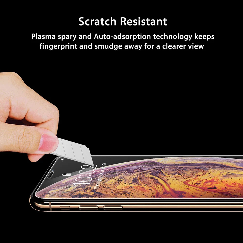 50 шт. 9H HD защитная пленка для экрана из закаленного стекла для Apple Iphone 11 Pro Max XR XS MAX 8 7 6 6S Plus 5 5S SE 4 4s X защита