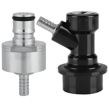 

6 X 3Cm Beer Faucet Beer Barrel Plastic Faucet Stainless Carbonation Cap Carbonator with Liquid Ball Lock