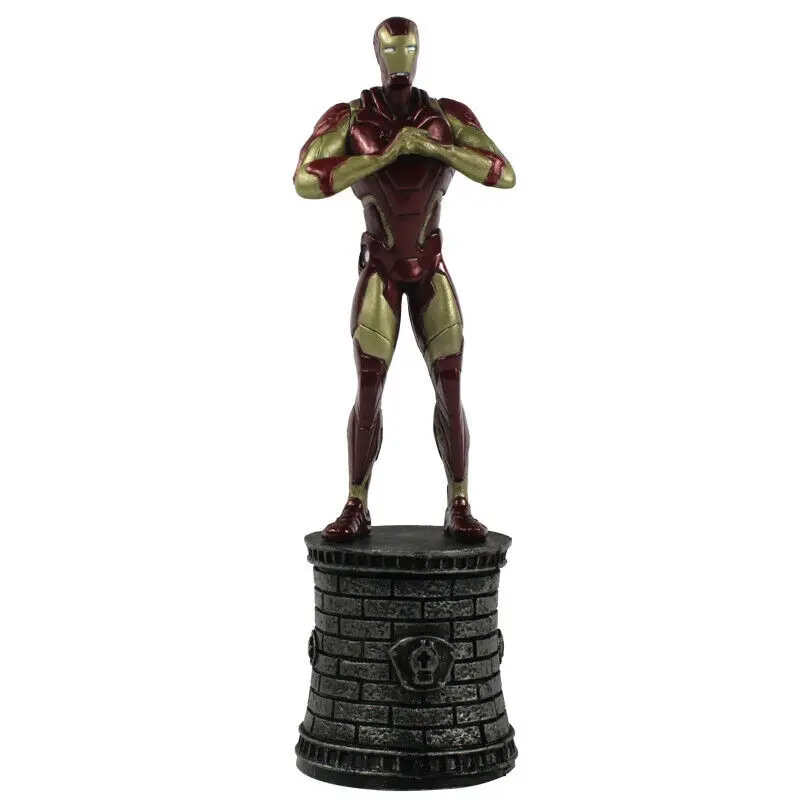 

5" Superhero Avengers Endgame Iron Man PVC Action Figure Doll with Book Gift Collection of Child toys