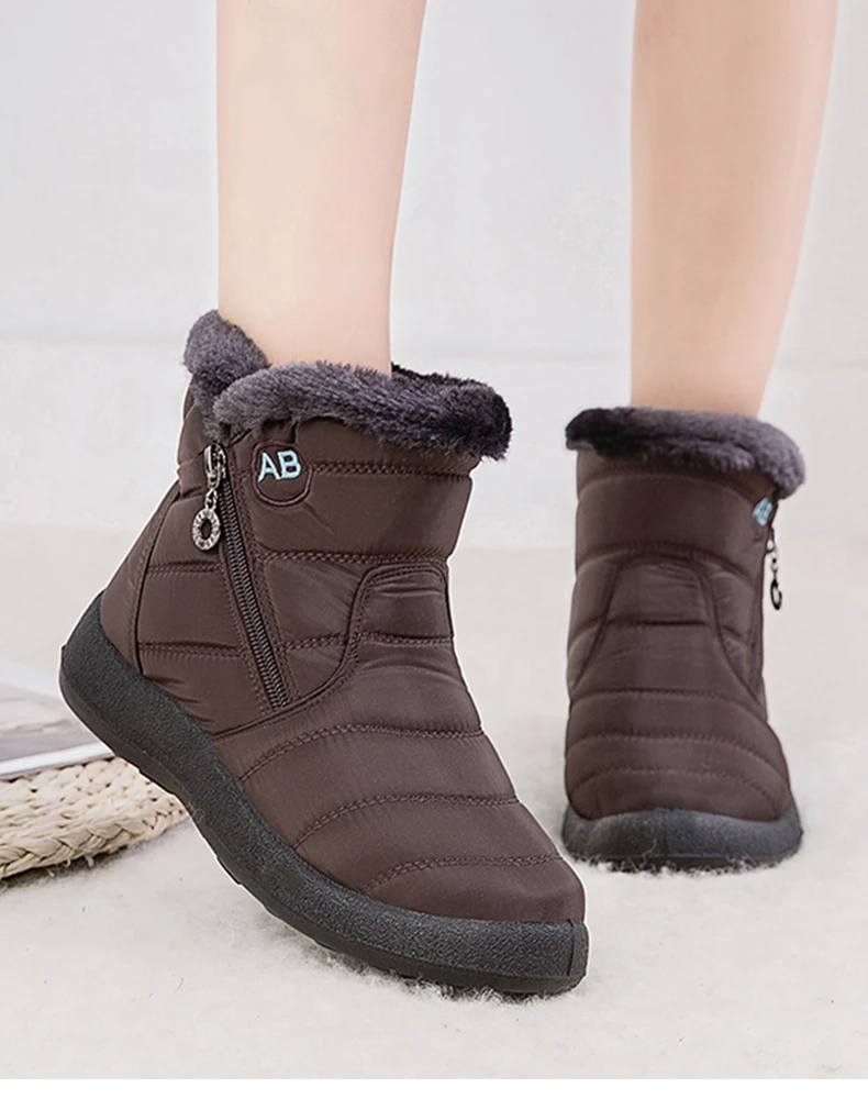 rubber boots with fur