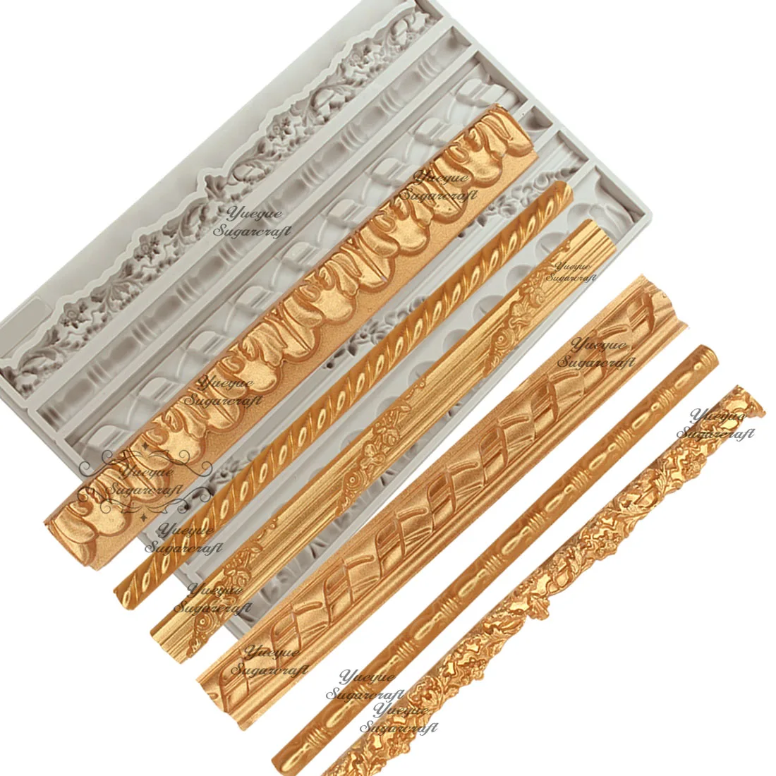 Border silicone cake mold fondant molds cake decorating tools chocolate gumpaste mold  fondant tools soap mold