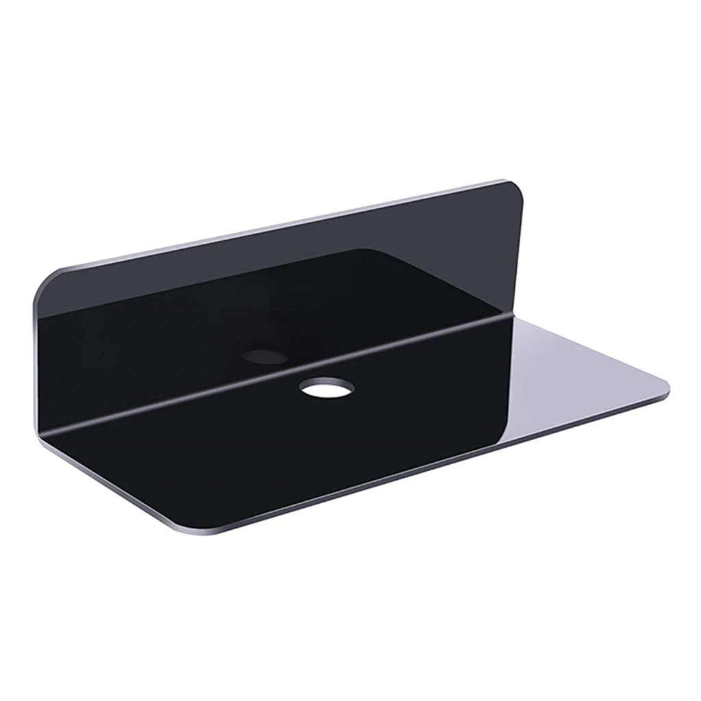 Acrylic Floating Wall Shelf Small Expand Wall Space for Smart Speaker Doll