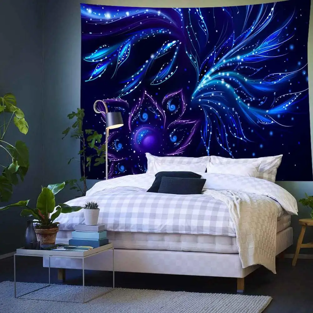 

Psychedelic Tapestry Abstract Naked Girl Hippe Flower Wall Hanging Tapestries for Living Room Bedroom Dorm Home Decor