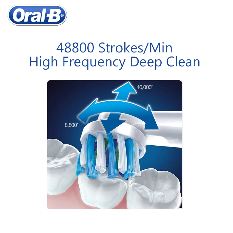Oral B Pro2000 D20524 3D Sonic-Rotation Smart Electric Tooth brush Teeth Whitening Rechargeable Visible Pressure Sensor 2 Mode Oral B Pro2000 D20524 3D Sonic-Rotation Smart Electric Tooth brush Teeth Whitening Rechargeable Visible Pressure Sensor 2 Mode