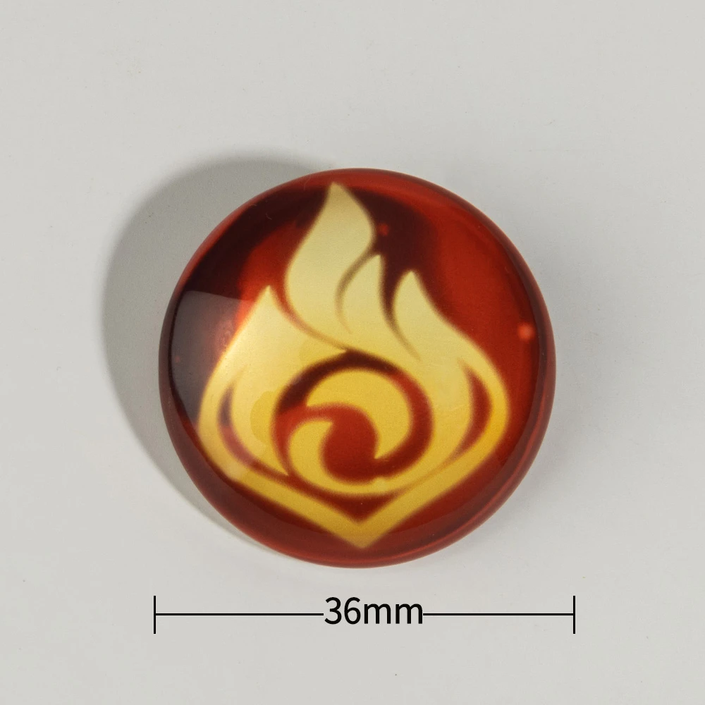 Genshin Impact Eyes Of God Badge Pin Cosplay Game Souvenir Collection Brooch Pins Accessories Props