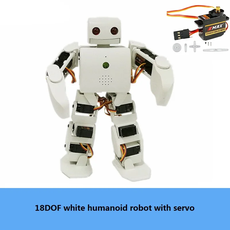 DIY 18DOF Biped Humanoid Робот 3D Печатный ViVi многофункциональная Роботизированная рама