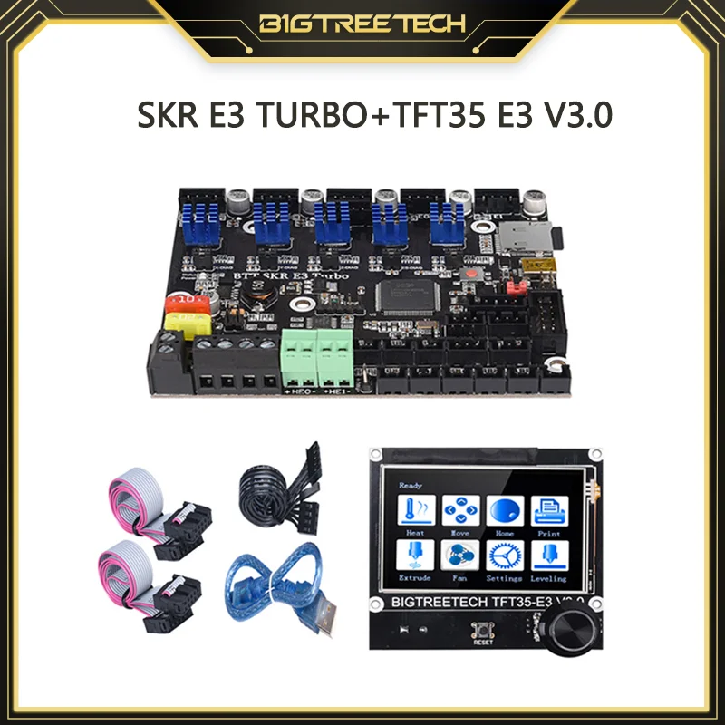 BIGTREETECH SKR E3 Turbo + TFT35 E3 płyta główna 32 Bit z TMC2209
