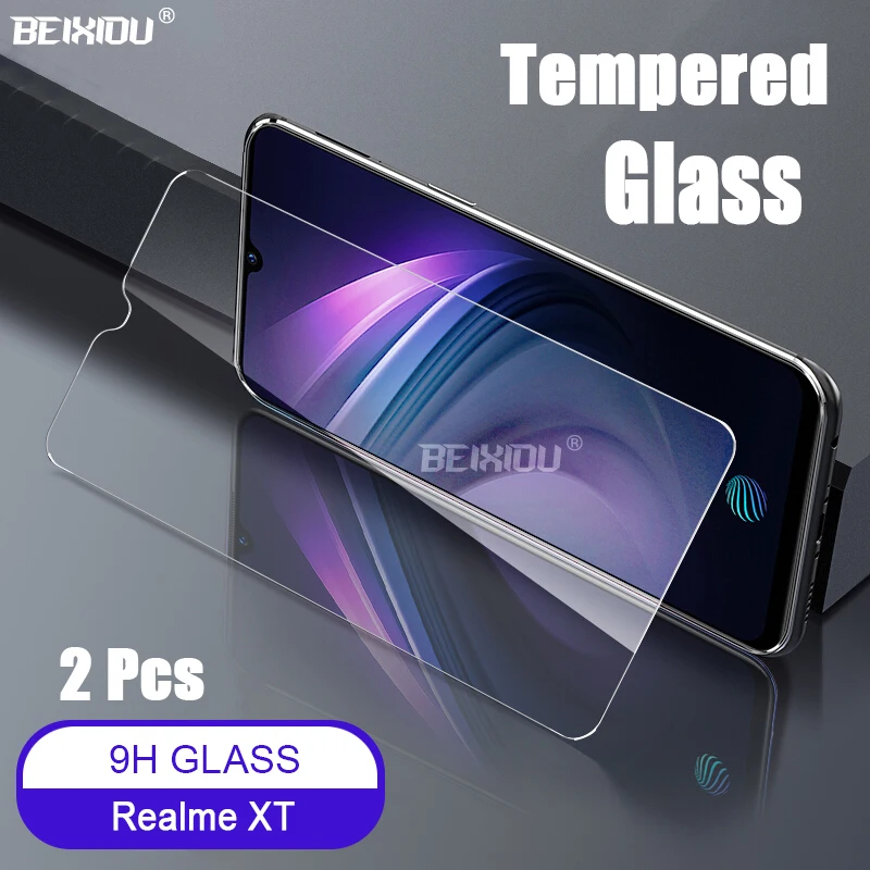 2 шт Полное закаленное стекло для Realme XT X2 X 730G защита экрана 2.5D 9h закаленное стекло для OPPO Realme XT защитная пленка - Цвет: for Realme XT