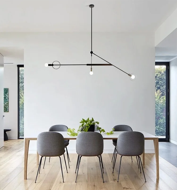 LukLoy Stem Ceiling Pendant Concise Modern Pendant Light Pendant Lamp for Living Room Bedroom Lobby Foyer