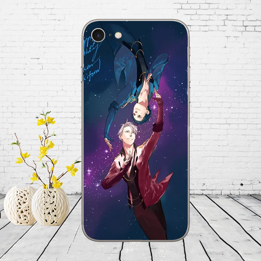 262D Yuri On Ice чехол для телефона Yuri! Мягкий силиконовый чехол plisetsky tiger чехол для iPhone 5 5S SE 6 6s 8 plus 7 7 Plus X XS SR MAX