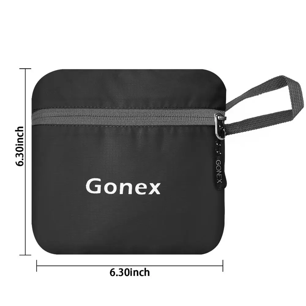 Gonex 20L сверхлегкий рюкзак, водонепроницаемый складной рюкзак, нейлоновая сумка для школы, путешествий, пеших прогулок, спорта на открытом воздухе,, семейная активность