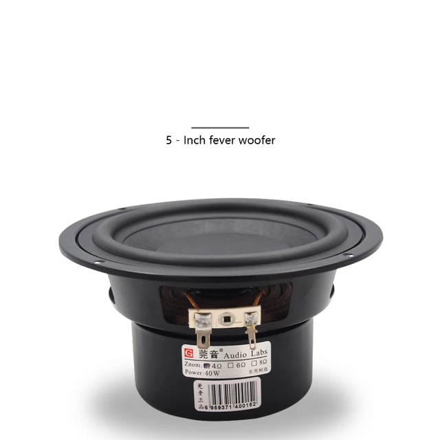 KYYSLB 40W ~ 60W 4 Ohm 8 Ohm 5 Inch Woofer Speaker Flat Paper Basin Long  Stroke Home Audio and Video Hifi Amplifier Speaker - AliExpress