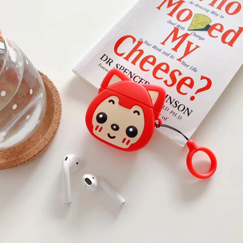 Мягкий силиконовый чехол для Apple AirPods, милый мультяшный щенок, чехол для наушников, защитный чехол для AirPod, чехол для Air pods, зарядная коробка