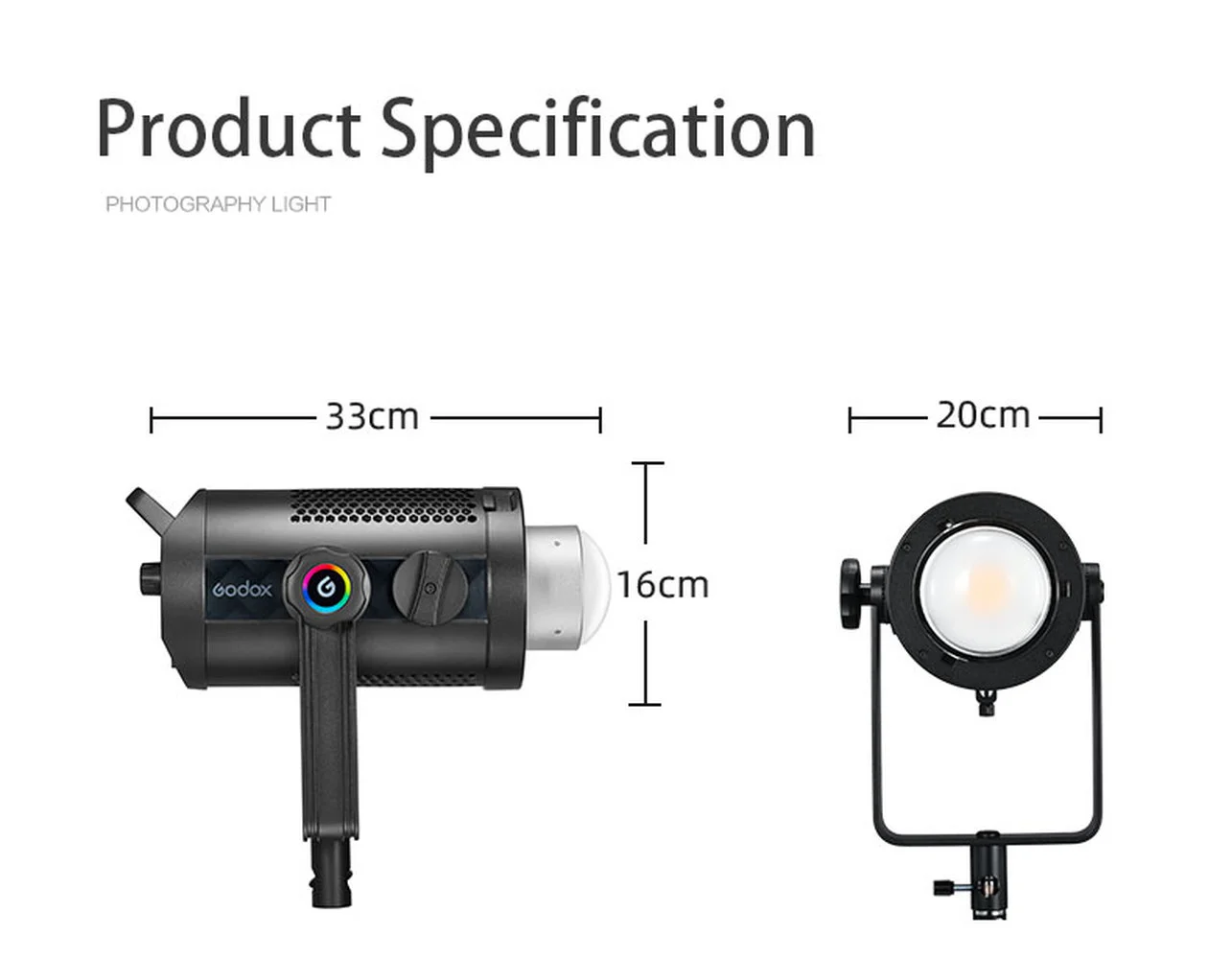 Godox SZ150R 150W RGB LED Video Light Bowens Mount 2.4G Wireless X System for Photography Studio vs Godox SL-200W VL150 SK400II