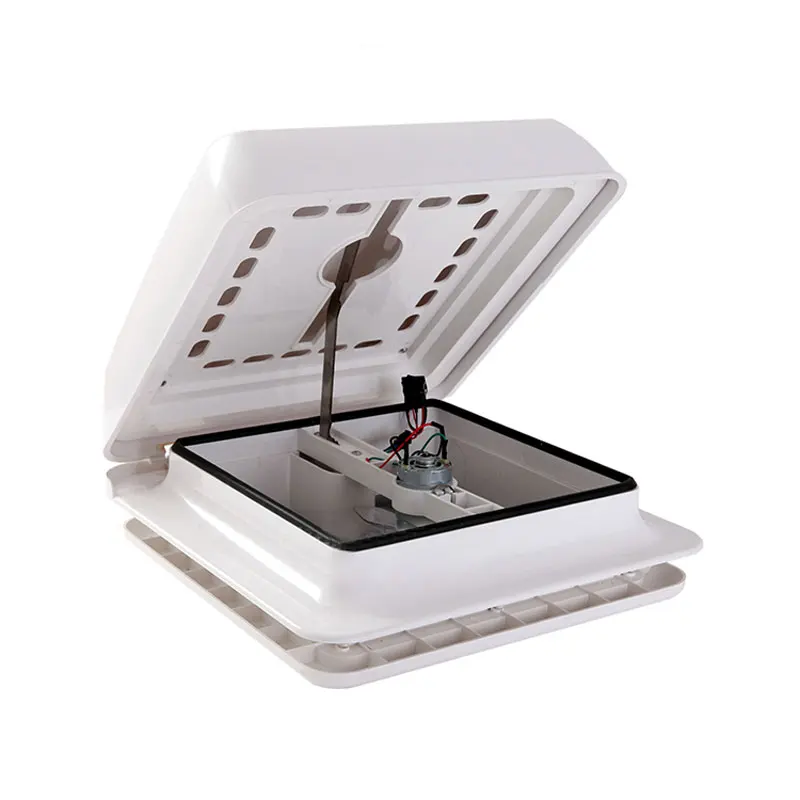 

Manual Control Caravan Accessories Motorhomes Vents 12V Fan With Led Mute Two-Way Ventilation Equipped With Anti-Insect Net