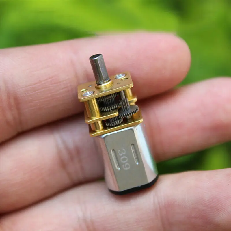 DC 3V 6V 5V 110RPM микро N20 полностью металлический мотор редуктор медленная скорость