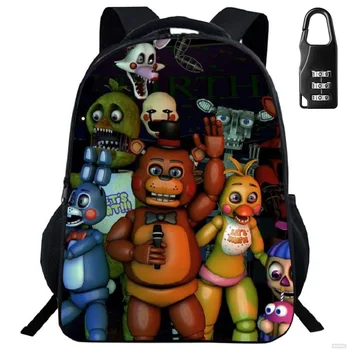 

16 inch New teddy bear printed schoolbag children backpack children student schoolbag boy girl schoolbag cute bear character toy