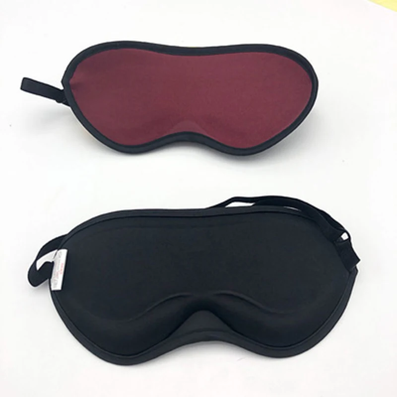 3D ночная маска для лица на основе натуральных маска на глаза для сна маска для сна тени для век Обложка козырек от солнца глазную повязку Для женщин Для мужчин мягкие Портативный повязка дорожная защита для глаз - Цвет: 02