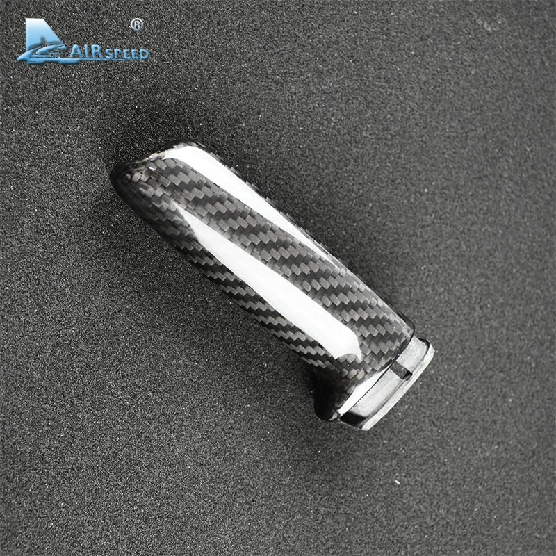 Online De fibra de carbono Universal coche freno de mano puños cubierta Interior para BMW 1, 2, 3, 4 Series E46 E90 E92 E60 E39 F30 F34 F10 F20 Accesorios
