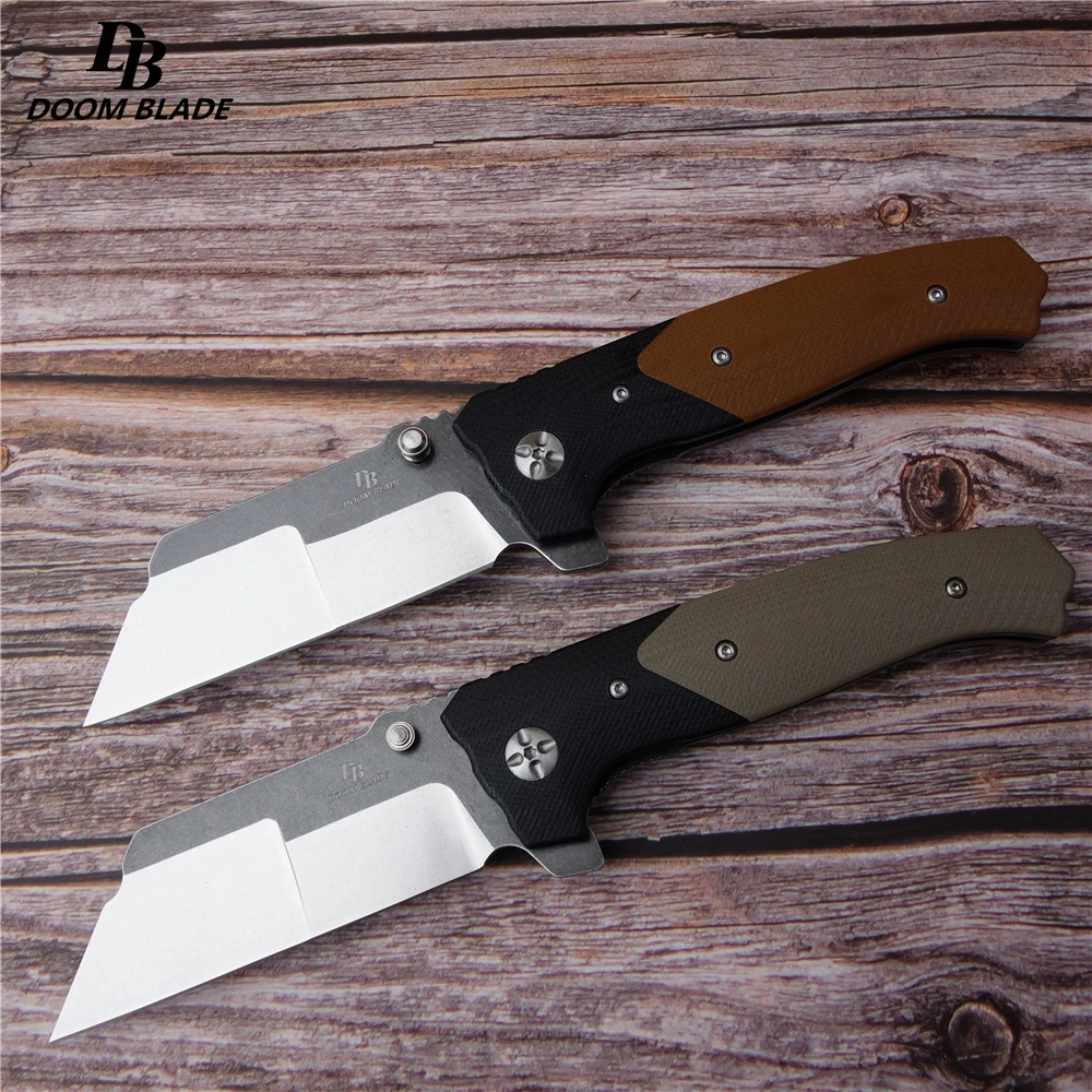 Складной нож с ручкой D2 Blade G10 7 9 дюйма FH11 60 61HRC 2 цвета для кемпинга охоты