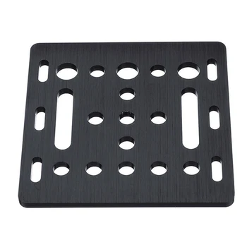 

Linear Rail Durable CNC Machine Easy Install Replacement Parts V Slot Board Extrusions For 2020 Profiles 20mm Gantry Plate Black