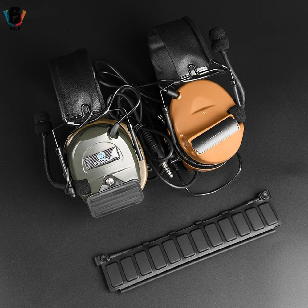 Silicone Headsets Headband For Comtac I Comtac II Softair Tatical Headset Shooting Hunting Head Hoop Bracket Rubber Case Replace