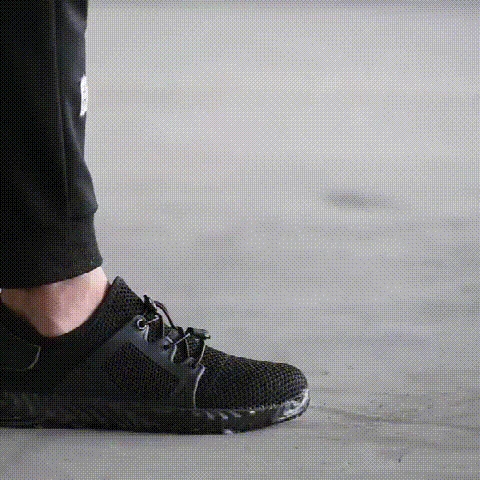 Work Safe Shoes Indestructible Ryder Shoes Steel Toe Cap Breathable xPuncture Proof Sneakers Protective Footwear Safety Shoes