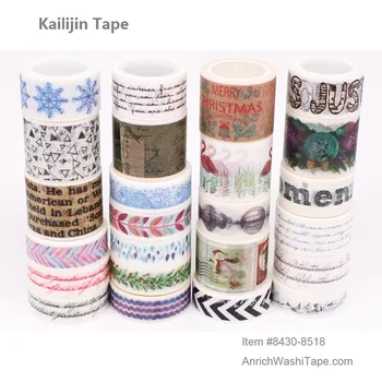 

Basic Pattern Washi Tape Christmas Washi Tape DIY Washi Decoration Paper Tape Gift Wrapping Tape