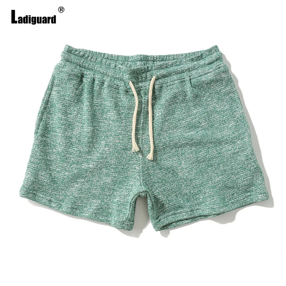 black casual shorts Ladiguard Plus Size 4xl Men Fashion Leisure Shorts 2021 New Sexy Lace-up Camouflage Shorts Male Casual Skinny Beach Short Pants black casual shorts