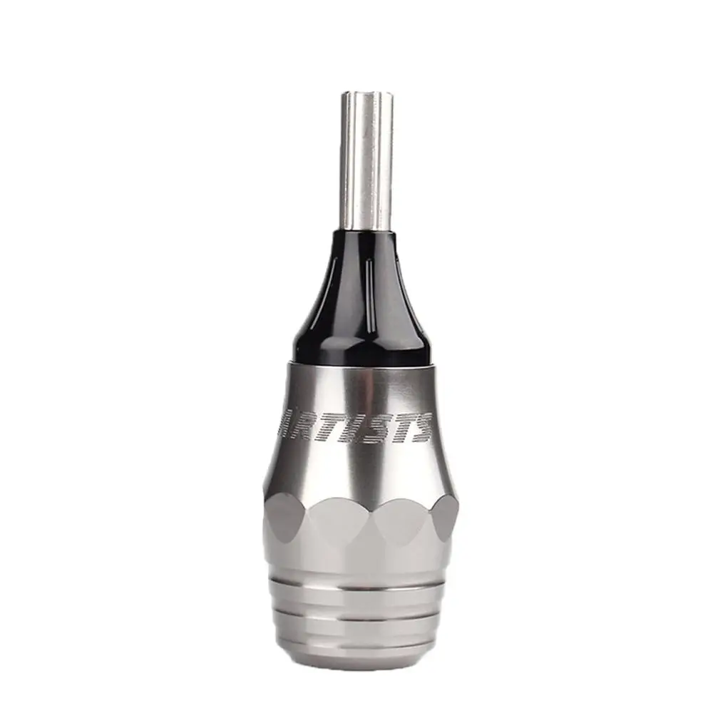 30mm silver Татуировочное оборудование Ручка 25 мм диаметр тату машина ручка татуировка одна игла специальная ручка тату инструмент - Цвет: 30mm silver