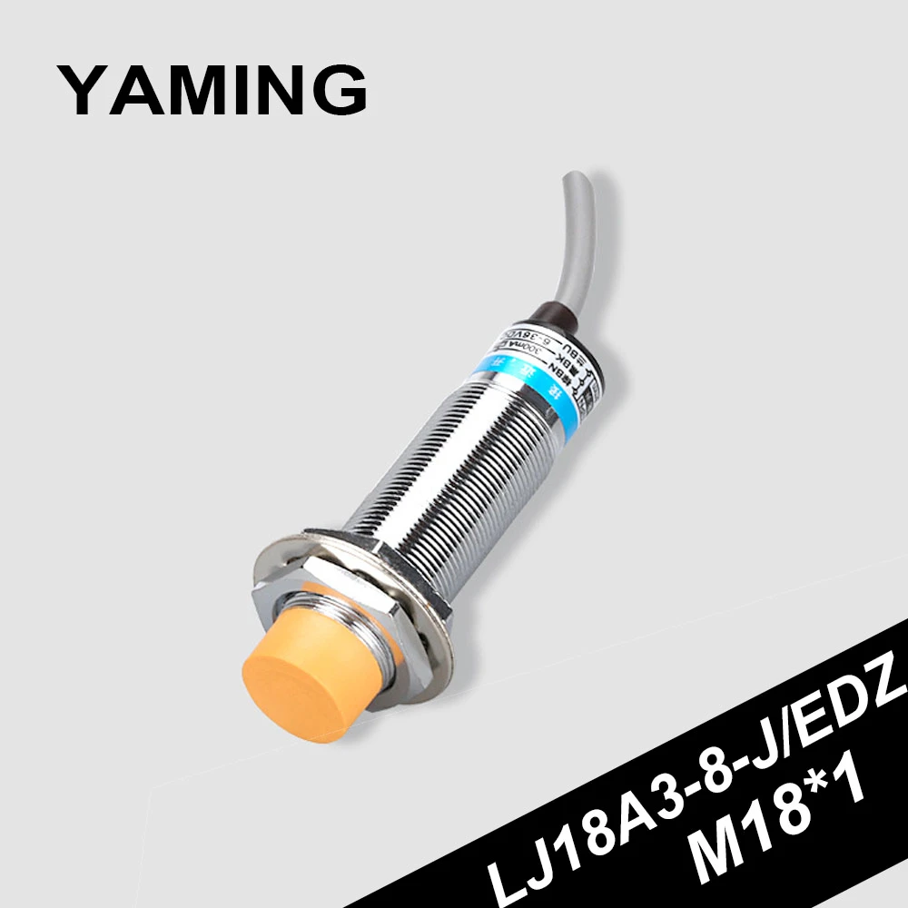 

LJ18A3-8-J/EDZ Inductance Type Sensor Communication Three Wire Long Distance Detecting Metal Shell Proximity Switch M18