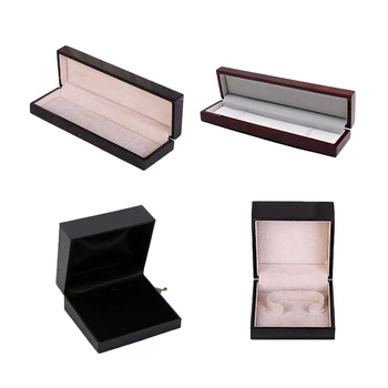 

Wooden Jewelry Display Case with Top Lid Wristwatch Holder Gift