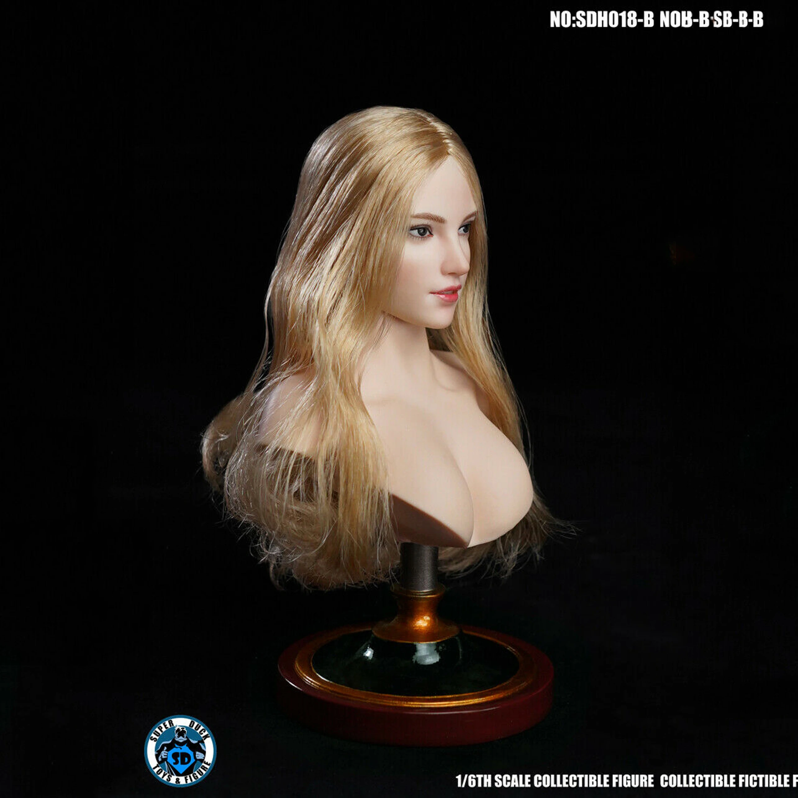 SUPER DUCK SDH018 1/6 Scale Female Head Sculpt Fit For 12 inch Body Brand New C 