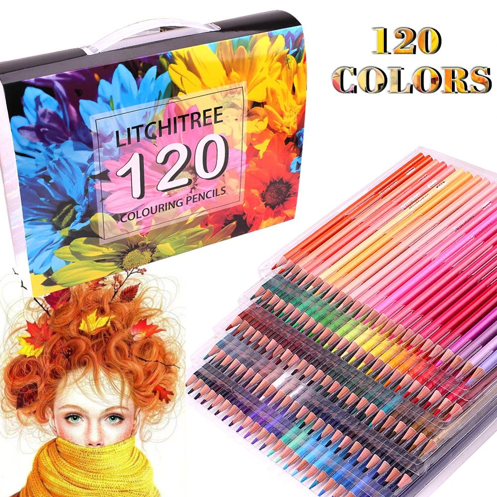 Download 120 Colouring Pencils 120 Unique Coloured Pencils And Pre Sharpened Crayons For Coloring Book Ideal Gift For Artists Colored Pencils Aliexpress