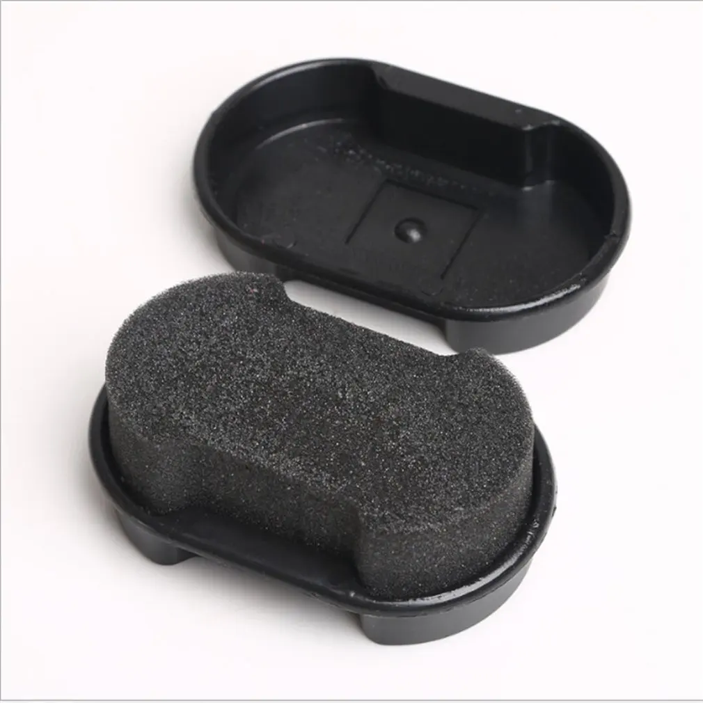 Portable Artifact Double-sided Wipe Quick Shoes Rub Color Duplex Shoe Polish Shine Sponge Brush