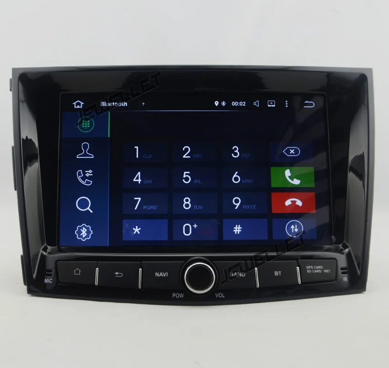 Top Quad core  Android 9.0 Car GPS radio Navigation for Ssangyong Tivoli LUVi 2015-2016 with 4G/Wifi DVR mirror link 3