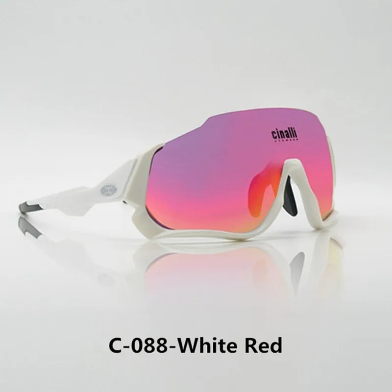 Нага Сир cinalli C-088 солнцезащитные очки для Велосипеды и гоночный спортивной лыжной одежды TR90 рамки солнцезащитные очки с поляризованными линзами черного цвета