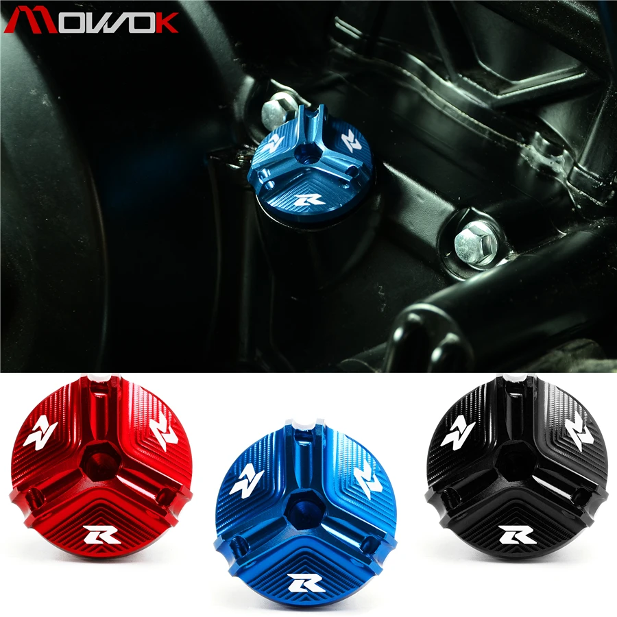 

For SUZUKI GSXR600 GSXR750 GSXR1000 GSR 250/S 400 750 Motorcycle Motor Olie Filter Cup Plug Cover Schroef moto accessoires