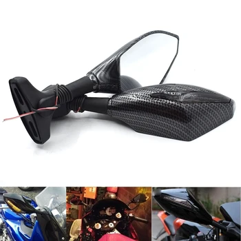 

Universal Motorcycle Rear View Side Wing Mirrors w/ LED Turn Signal Light For Suzuki GSF1200 BANDIT 01-05 GSF1200S BANDIT 01-05