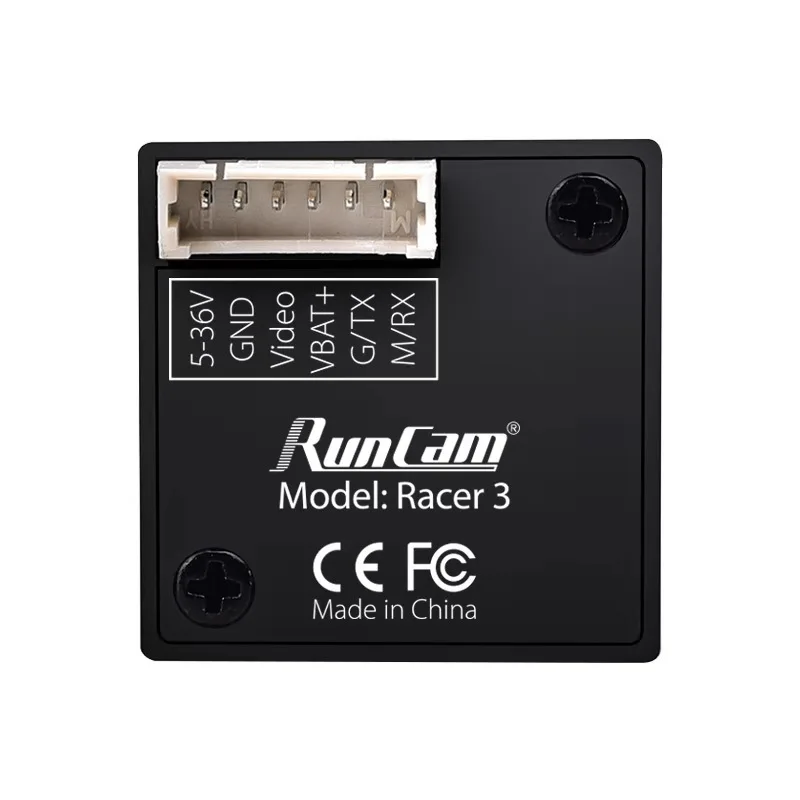 RunCam Racer 3 Mini FPV камера CMOS 1000TVL Super WDR 6ms латентность 1,8 мм/2,1 мм для FPV Racing Drone RC самолет