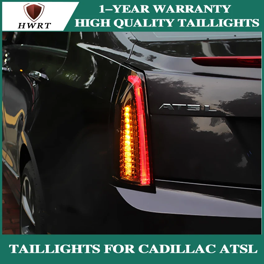 Автомобильный Стайлинг задние фонари для Cadillac ATSL Cadillac ATS задние фонари- задние фонари светодиодный задний фонарь динамический сигнал поворота