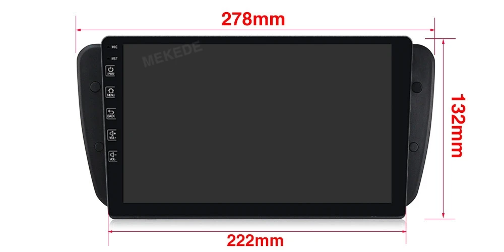MEKEDE ips экран 4+ 64 автомобильное радио dvd плеер для Seat Ibiza 2009 2010 2011 2012 2013 поддержка carplay
