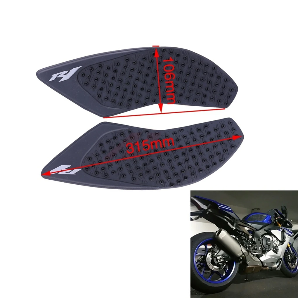 Замена для Yamaha R1- мотоциклетный топливный бак Нескользящая накладка наколенник боковой нескользящий коврик Наклейка Декор