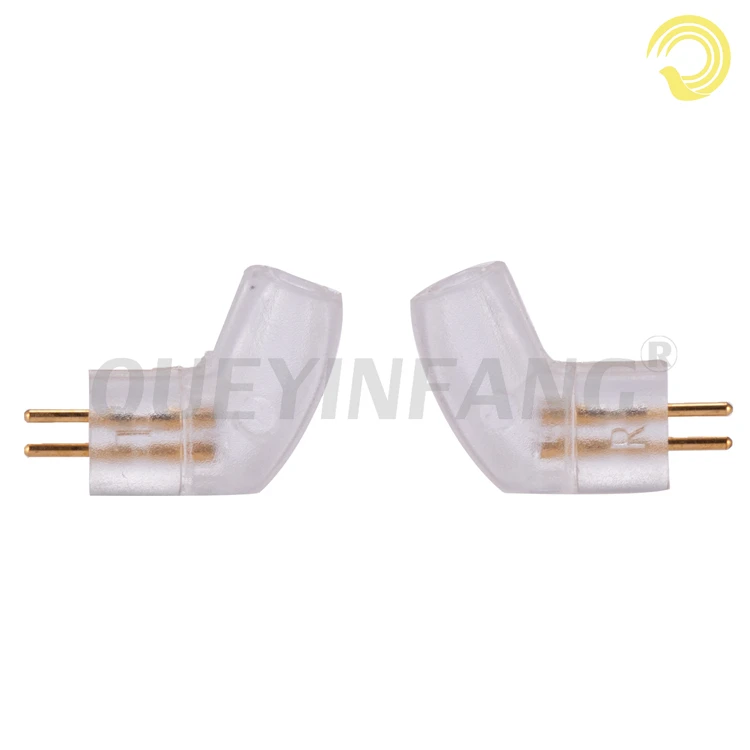 QUEYINFANG 0.78mm kulaklık pin fiş JH ses JH16 Pro JH11 W4R HiFi kulaklık adaptör ses jakı lehim teli konnektörü