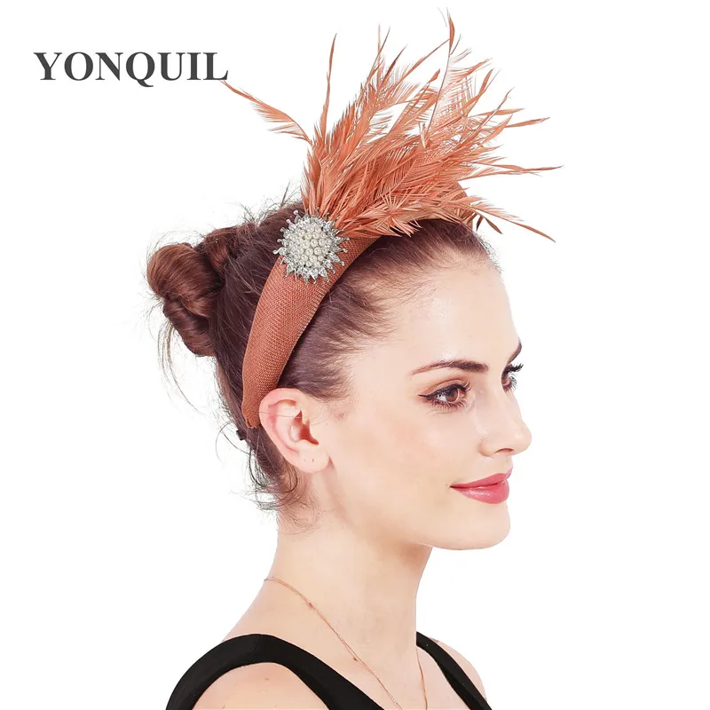 Декоративные перья женская свадебная обувь Повязка для волос Для торжественного