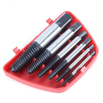 

Guillotine screw extractor metal Spiral Friction Design get stripped and broken screws in a fast and easy way. 5/6pcs