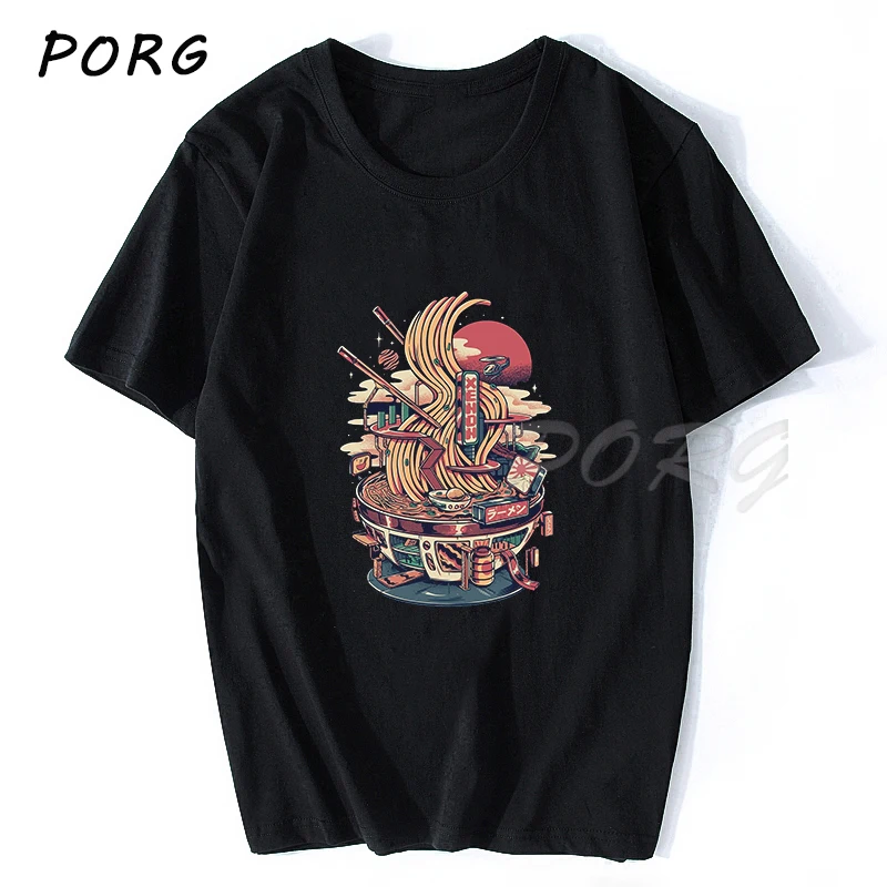 Neko Ramen Japanese Cat Vintage Tee